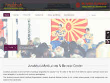 Tablet Screenshot of anubhutiretreatcenter.org
